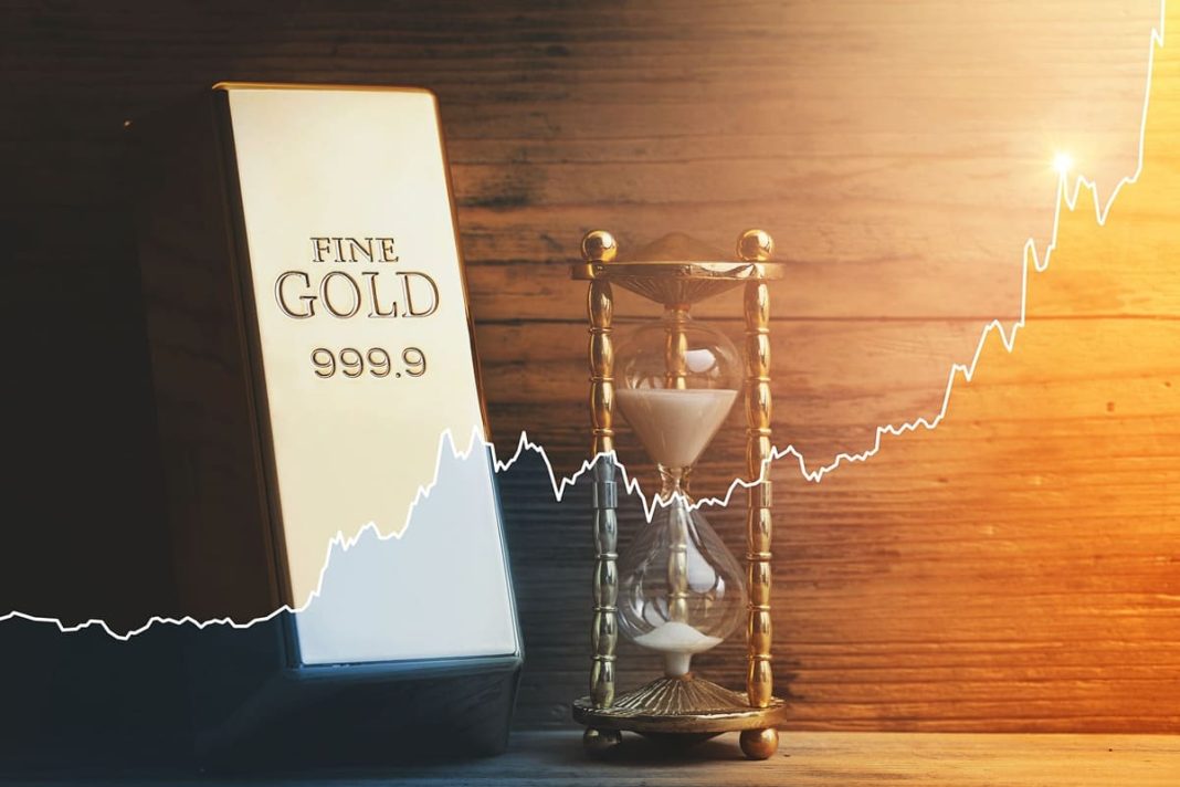 cours de l'or en hausse en raison de l'actualité : moyen-orient, inflation, taux d'intérêt stables